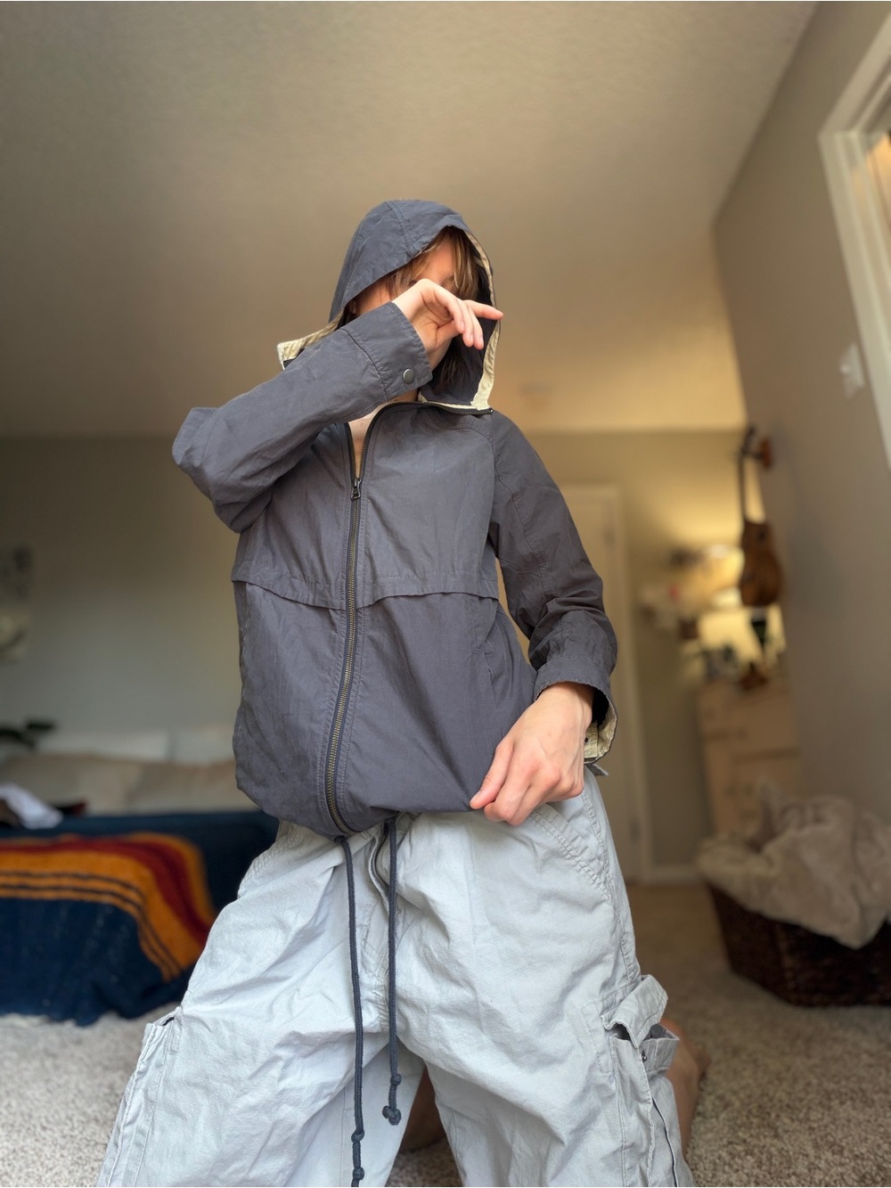 Columbia zip up jacket WITH Oakley shorts